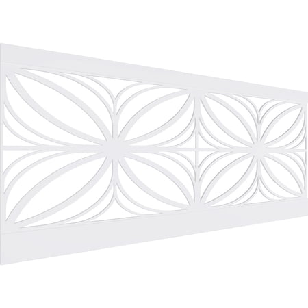 Ekena Millwork 40"H x 94 1/2"W Otis PVC Wainscot Paneling Kit