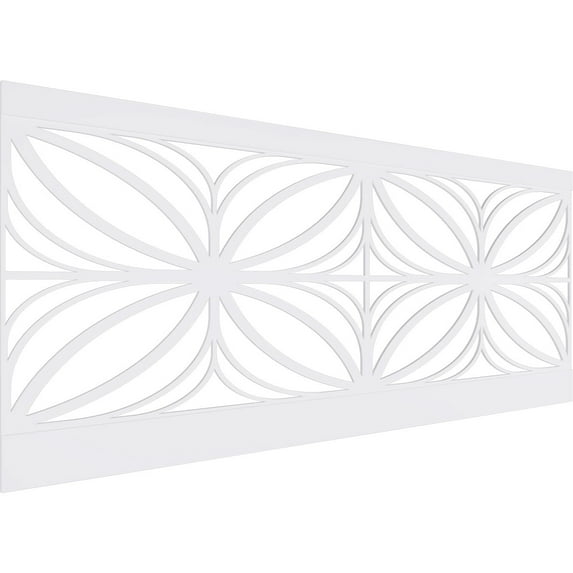 Ekena Millwork 40"H x 94 1/2"W Otis PVC Wainscot Paneling Kit