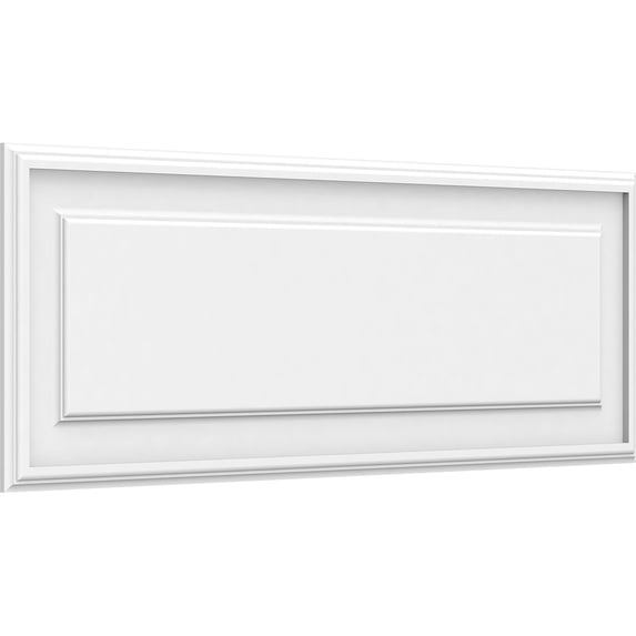 Ekena Millwork 40"W x 14"H x 5/8"P Legacy Raised Panel Decorative Wall Panel