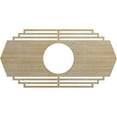 thumbnail image 1 of Ekena Millwork 40"W x 20"H x 10 1/2"ID x 3/8"T Chrysler Wood Fretwork Pierced Ceiling Medallion, Birch, 1 of 3