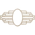 thumbnail image 1 of Ekena Millwork 40"W x 20"H x 11"IW x 19"IH x 3/8"T Elizabeth Wood Fretwork Pierced Ceiling Medallion, Red Oak, 1 of 3