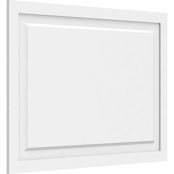 Ekena Millwork 40"W x 28"H x 5/8"P Harrison Raised Panel Decorative Wall Panel