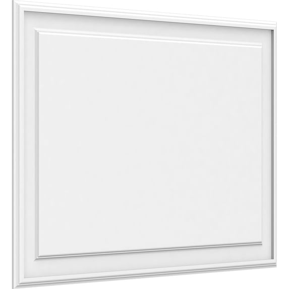 Ekena Millwork 40"W x 28"H x 5/8"P Legacy Raised Panel Decorative Wall Panel