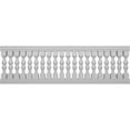 thumbnail image 1 of Ekena Millwork 42"H x 11'L Fiberthane Avalon Unassembled Balustrade Railing Kit, Style A (6 7/8" On-Center Spacing to Pass 4" Sphere Code), 1 of 6