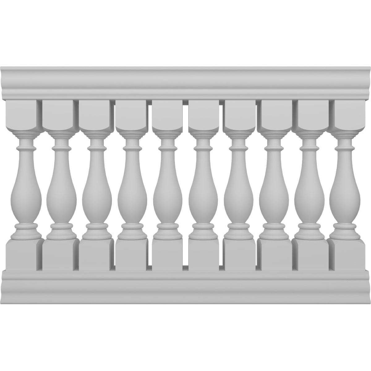 Legacy White Fiberthane 60" Deck Railing System