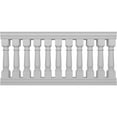 thumbnail image 1 of Ekena Millwork 42"H x 7'L Fiberthane Wellington Unassembled Balustrade Railing Kit, Style A (7 5/8" On-Center Spacing to Pass 4" Sphere Code), 1 of 6