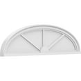 thumbnail image 1 of Ekena Millwork 42"W x 11-1/2"H x 2"P Elliptical 3 Spoke Architectural Grade PVC Pediment, 1 of 7