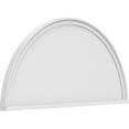 thumbnail image 1 of Ekena Millwork 42"W x 21"H x 2"P Half Round Smooth Architectural Grade PVC Pediment, 1 of 7