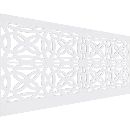 Ekena Millwork 44"H x 94 1/2"W Baytown PVC Wainscot Paneling Kit