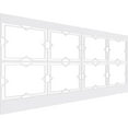 thumbnail image 1 of Ekena Millwork 44"H x 94 1/2"W Fleming PVC Wainscot Paneling Kit, 1 of 13