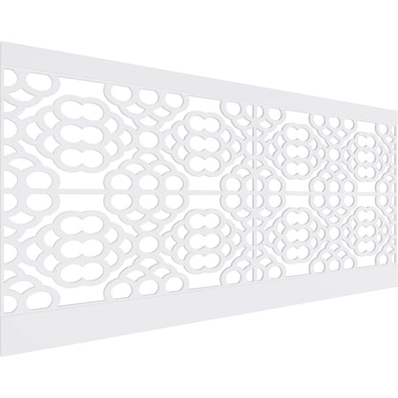 Ekena Millwork 44"H x 94 1/2"W Harlingen PVC Wainscot Paneling Kit