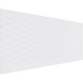 thumbnail image 1 of Ekena Millwork 44"H x 94 1/2"W Linked Diamond PVC Wainscot Paneling Kit, 1 of 13