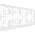 thumbnail image 1 of Ekena Millwork 44"H x 94 1/2"W Norwood PVC Wainscot Paneling Kit, 1 of 13
