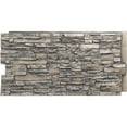 thumbnail image 1 of Ekena Millwork 45 3/4"W x 24 1/2"H x 1 1/4"D Canyon Ridge Stacked Stone, EverStone Faux Stone Siding Panel, Linen Graphite, 1 of 9