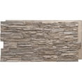 thumbnail image 1 of Ekena Millwork 45 3/4"W x 24 1/2"H x 1 1/4"D Canyon Ridge Stacked Stone, EverStone Faux Stone Siding Panel, Polermo, 1 of 9