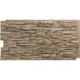 thumbnail image 1 of Ekena Millwork 45 3/4"W x 24 1/2"H x 1 1/4"D Canyon Ridge Stacked Stone, EverStone Faux Stone Siding Panel, Valley Spring, 1 of 9