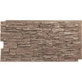 thumbnail image 1 of Ekena Millwork 45 3/4"W x 24 1/2"H x 1 1/4"D Canyon Ridge Stacked Stone, StoneWall Faux Stone Siding Panel, North Hill, 1 of 9