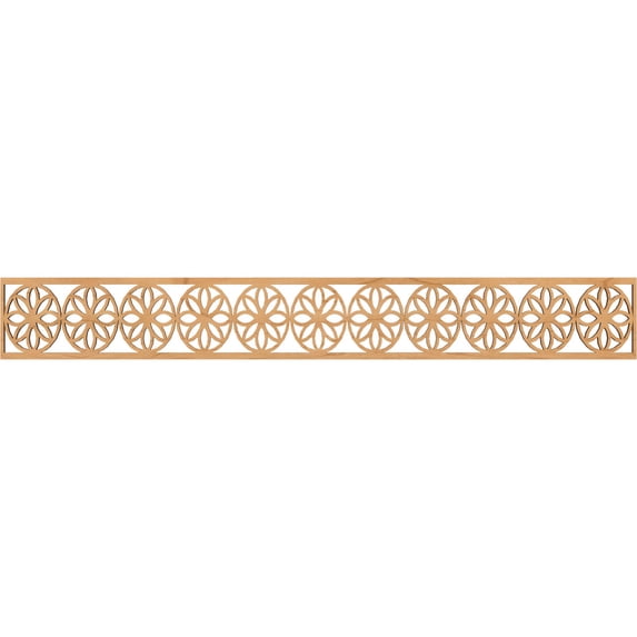 Ekena Millwork 46 1/4"W x 6"H x 1/4"T Blume Fretwork Moulding, Maple