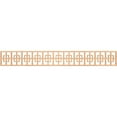 thumbnail image 1 of Ekena Millwork 46 1/4"W x 6"H x 1/4"T Cambridge Fretwork Moulding, Hickory, 1 of 13