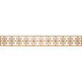 thumbnail image 1 of Ekena Millwork 46 1/4"W x 6"H x 3/8"T Daisy Fretwork Moulding, Maple, 1 of 13