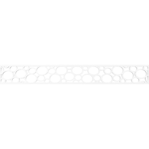 Ekena Millwork 46 1/4"W x 6"H x 3/8"T Hemingway Fretwork Moulding, Architectural Grade PVC