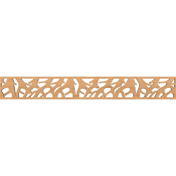 Ekena Millwork 46 1/4"W x 6"H x 3/8"T Manton Fretwork Moulding, Maple
