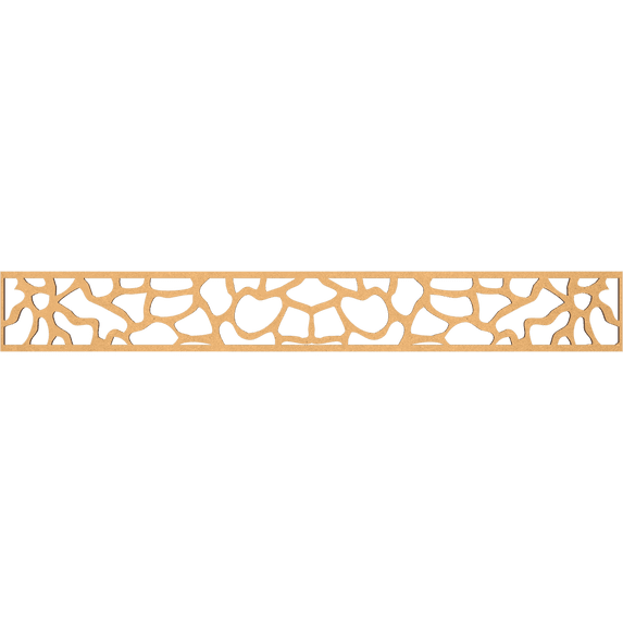 Ekena Millwork 46 1/4"W x 6"H x 3/8"T Rochester Fretwork Moulding, Wood (Paint Grade)