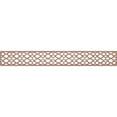 thumbnail image 1 of Ekena Millwork 46 1/4"W x 6"H x 3/8"T Somerset Fretwork Moulding, Walnut, 1 of 13
