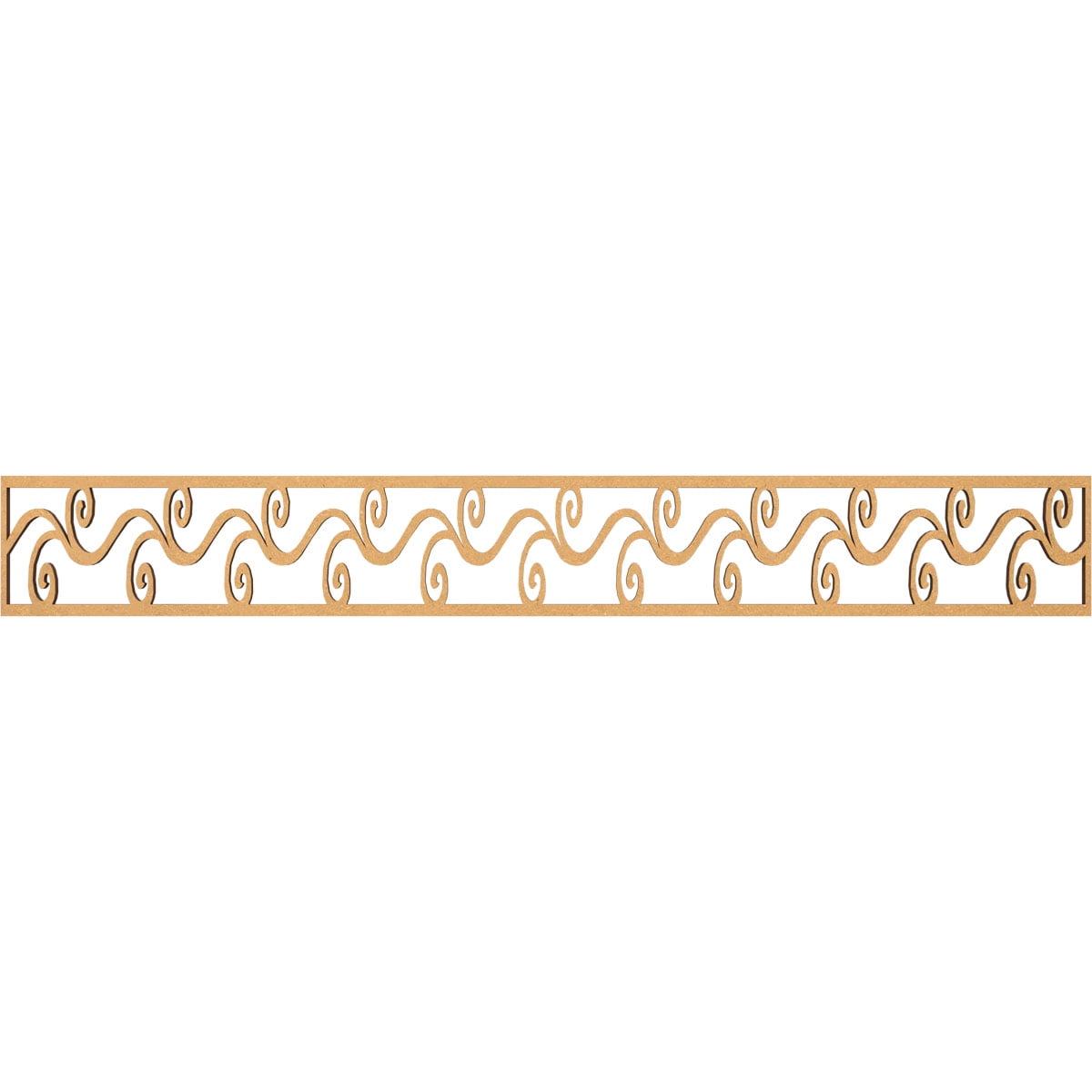 Tilden 46.5" Unfinished MDF Fretwork Crown Moulding