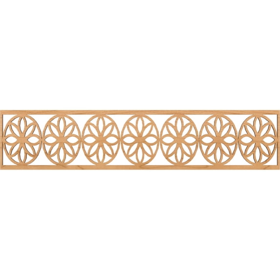 Ekena Millwork 46 3/4"W x 10"H x 1/4"T Blume Fretwork Moulding, Maple
