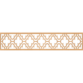 thumbnail image 1 of Ekena Millwork 46 3/4"W x 10"H x 1/4"T Chicago Fretwork Moulding, Maple, 1 of 1