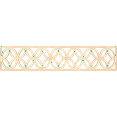 thumbnail image 1 of Ekena Millwork 46 3/4"W x 10"H x 1/4"T Crosby Fretwork Moulding, Birch, 1 of 1