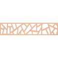 thumbnail image 1 of Ekena Millwork 46 3/4"W x 10"H x 1/4"T Harrisburg Fretwork Moulding, Alder, 1 of 1