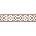 thumbnail image 1 of Ekena Millwork 46 3/4"W x 10"H x 1/4"T Manchester Fretwork Moulding, Walnut, 1 of 13
