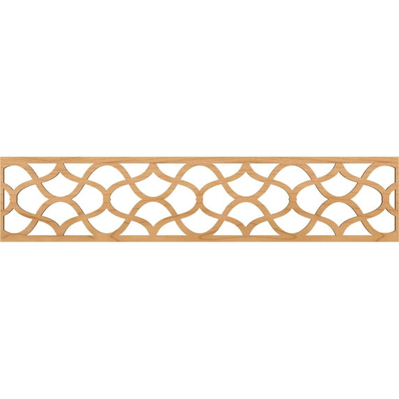 Ekena Millwork 46 3/4"W x 10"H x 1/4"T Resort Fretwork Moulding, Maple