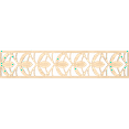 thumbnail image 1 of Ekena Millwork 46 3/4"W x 10"H x 1/4"T Salem Fretwork Moulding, Birch, 1 of 1