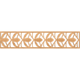 thumbnail image 1 of Ekena Millwork 46 3/4"W x 10"H x 1/4"T Salem Fretwork Moulding, Maple, 1 of 1