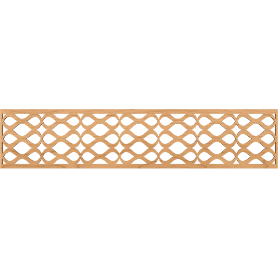 Ekena Millwork 46 3/4"W x 10"H x 1/4"T Somerset Fretwork Moulding, Maple