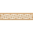 thumbnail image 1 of Ekena Millwork 46 3/4"W x 10"H x 1/4"T Tulum Fretwork Moulding, Maple, 1 of 13