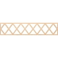 thumbnail image 1 of Ekena Millwork 46 3/4"W x 10"H x 1/4"T Wolford Fretwork Moulding, Red Oak, 1 of 13