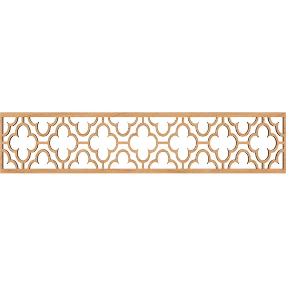 Ekena Millwork 46 3/4"W x 10"H x 3/8"T Chicago Fretwork Moulding, Maple