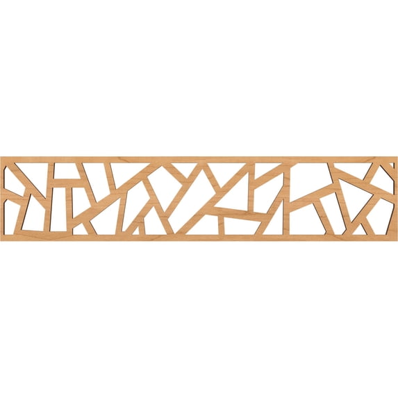 Ekena Millwork 46 3/4"W x 10"H x 3/8"T Harrisburg Fretwork Moulding, Maple