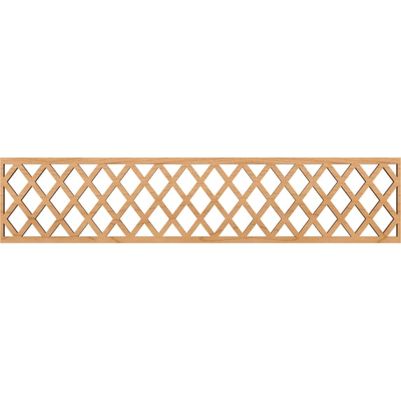Ekena Millwork 46 3/4"W x 10"H x 3/8"T Manchester Fretwork Moulding, Maple
