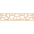 thumbnail image 1 of Ekena Millwork 46 3/4"W x 10"H x 3/8"T Rochester Fretwork Moulding, Hickory, 1 of 1
