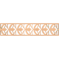thumbnail image 1 of Ekena Millwork 46 3/4"W x 10"H x 3/8"T Salem Fretwork Moulding, Hickory, 1 of 1