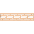 thumbnail image 1 of Ekena Millwork 46 3/4"W x 10"H x 3/8"T Tulum Fretwork Moulding, Red Oak, 1 of 1