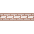 thumbnail image 1 of Ekena Millwork 46 3/4"W x 10"H x 3/8"T Tulum Fretwork Moulding, Walnut, 1 of 1