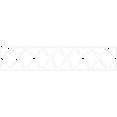 thumbnail image 1 of Ekena Millwork 46 3/4"W x 10"H x 3/8"T Wolford Fretwork Moulding, Architectural Grade PVC, 1 of 1