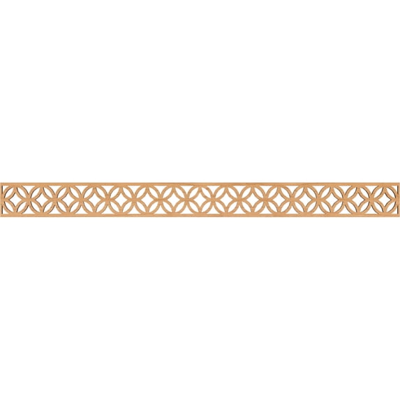 Ekena Millwork 46 3/8"W x 4"H x 1/4"T Crosby Fretwork Moulding, Maple