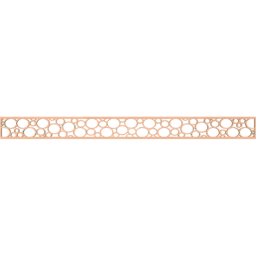 Ekena Millwork 46 3/8"W x 4"H x 1/4"T Hemingway Fretwork Moulding, Alder